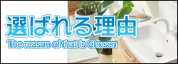 洗面台ねっと　選ばれる理由